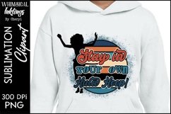 Stay In Your Own Hula Hoop Sublimation Clipart Product Image 2