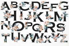 Vintage floral alphabet Product Image 2