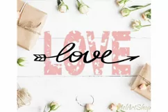 Love svg, Distressed svg, Grunge svg, Valentines day Product Image 1