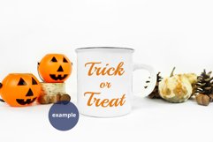 Halloween Camping mug mockup PSD, camping mug mock up Product Image 2