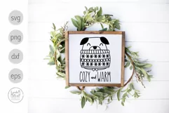Christmas Pug in Sweater SVG, Funny Pug SVG Product Image 5