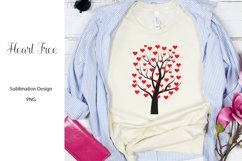 Heart Tree Sublimation Design Product Image 1