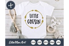 Little Cousin SVG, Cousin SVG, Cousin Quote, Cousin Crew SVG Product Image 1