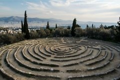 Labyrinth overlooking athens, greece, on lycabettus hill Product Image 1
