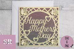 3D Floral Mother’s Day card | Paper cutting | Mother’s Day Product Image 2