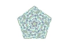 6 Mosaic Pattern Pentagons Product Image 7