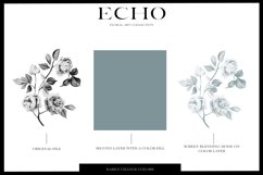 Echo Modern Botanical Floral Painted Floral Clipart Collecti Product Image 11