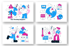 10 Eco Anxiety Support Illustration Product Image 2