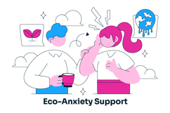 10 Eco Anxiety Support Illustration Product Image 4