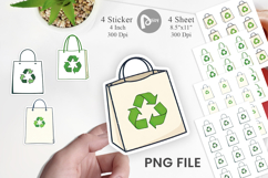 Eco Bag Sticker Product Image 1