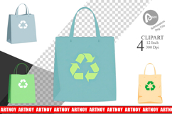 Eco Bag Clipart Product Image 1
