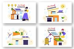 10 Eco Friendly Architecture Illustration Product Image 3