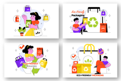 10 Eco Friendly Packaging Illustration Product Image 3