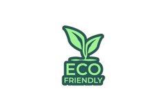 Eco friendly sticker design vector Product Image 1