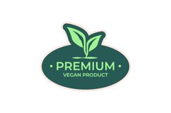 Eco premium label and sticker design Product Image 1