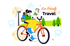 10 Eco Friendly Travel Lifestyle Illustration Product Image 4