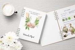Watercolor Eco-Friendly wedding clipart. Zero waste wedding Product Image 7