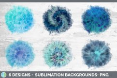 Blue Tie Dye Background | Grunge Sublimation Designs Product Image 2