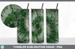 Green Tie Dye Tumbler Sublimation Design Bundle Product Image 3