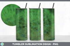 Green Tie Dye Tumbler Sublimation Design Bundle Product Image 4
