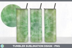 Green Tie Dye Tumbler Sublimation Design Bundle Product Image 5