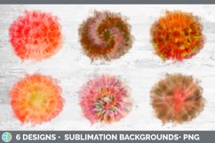 Orange Tie Dye Background | Grunge Sublimation Designs Product Image 2