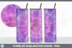 Purple Tie Dye Tumbler Sublimation Design Bundle Product Image 6