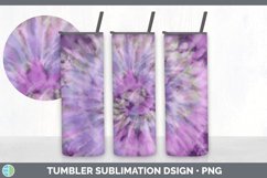 Purple Tie Dye Tumbler Sublimation Design Bundle Product Image 3