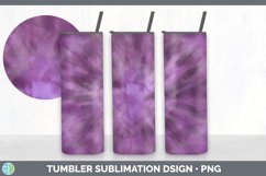 Purple Tie Dye Tumbler Sublimation Design Bundle Product Image 4