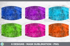 Mask sublimation bundle - pink, blue, purple, orange, green.