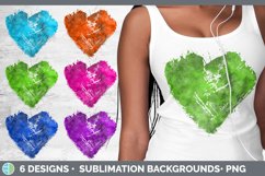 Distressed Heart Clipart | Mega Bundle Sublimation Designs Product Image 14