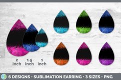 Bright Teardrop Earring | Sublimation Designs Bundle Product Image 3