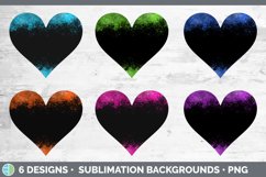 Bright Heart Clipart | Watercolor Galaxy Designs Product Image 2