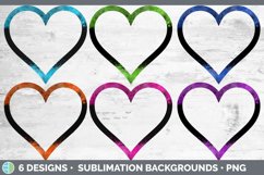 Bright Heart Frame Clipart Product Image 2