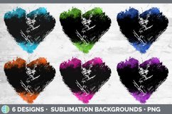 Bright Distressed Heart Clipart Product Image 2