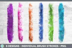 Bright Brush Strokes PNG | Sublimation Designs Product Image 2