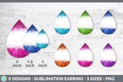 Bright Teardrop Earring | Sublimation Designs Bundle Product Image 3