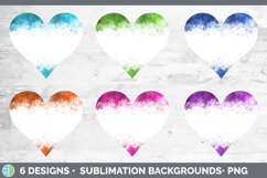 Bright Heart Clipart | Watercolor Galaxy Designs Product Image 2