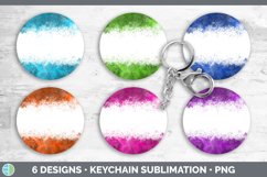Bright Keychain Bundle | Keyring Sublimation Designs Product Image 2