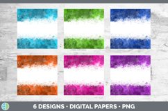 Bright Splash Backgrounds | Digital Scrapbook Papers Product Image 2