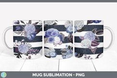 Flowers and Stripes Mug Sublimation Product Image 7