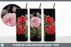 Romantic Rose Tumbler Sublimation Design Bundle Product Image 4