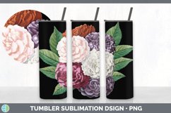 Romantic Rose Tumbler Sublimation Design Bundle Product Image 6