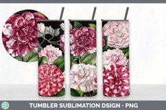 Romantic Rose Tumbler Sublimation Design Bundle Product Image 7