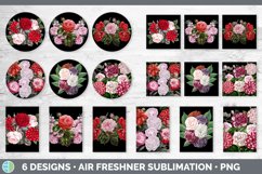 Romantic Rose Air Freshener | Sublimation Designs Bundle Product Image 2
