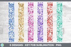 Splatter Key Fob | Wristlet Sublimation Product Image 2