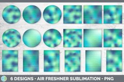 Glitter Teal Air Freshener | Sublimation Designs Bundle Product Image 2