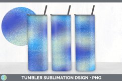 Glitter Blue Tumbler Sublimation Bundle Product Image 3