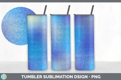 Glitter Blue Tumbler Sublimation Bundle Product Image 4