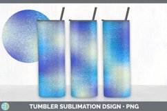 Glitter Blue Tumbler Sublimation Bundle Product Image 8